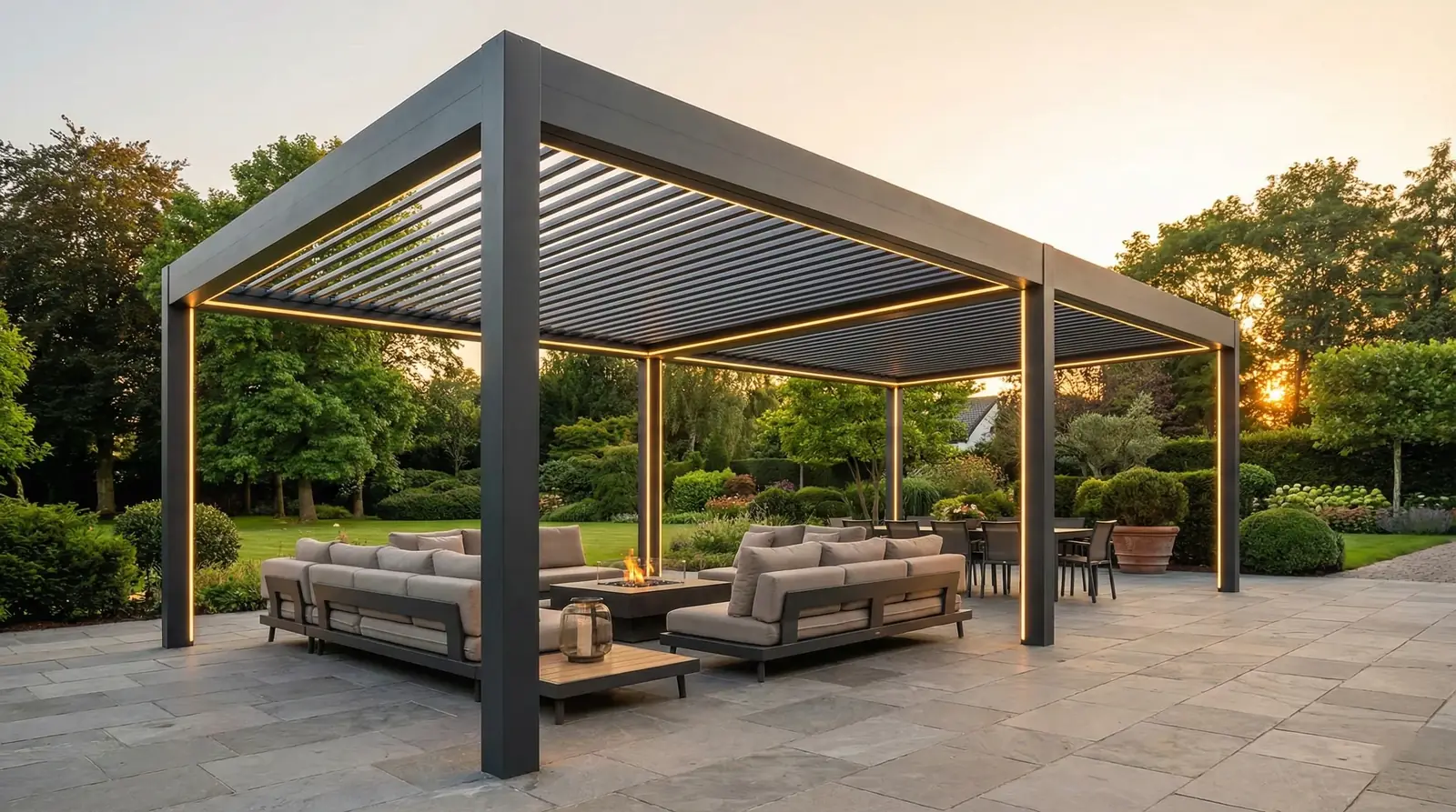 Pergola Bioclimatique à Lames Orientables
